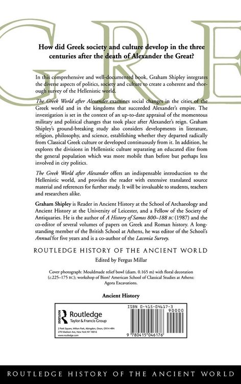 Produktbild: The Greek World After Alexander 323-30 BC
