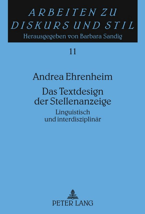 Produktbild: Das Textdesign der Stellenanzeige