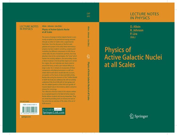 Produktbild: Physics of Active Galactic Nuclei at all Scales