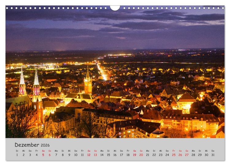 Produktbild: Region Elsass und Vogesen (Wandkalender 2026 DIN A3 quer), CALVENDO Monatskalender