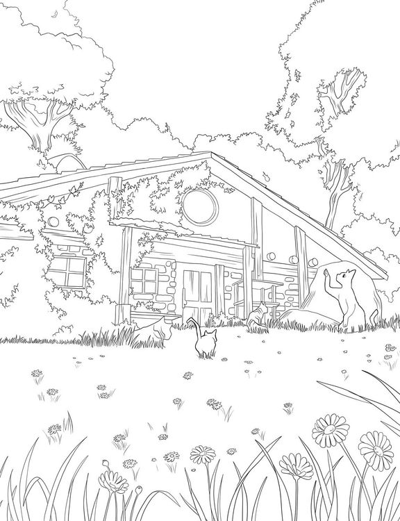 Produktbild: Flow: The Official Colouring Book