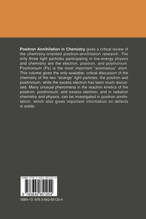 Produktbild: Positron Annihilation in Chemistry