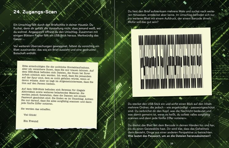 Produktbild: Hacked! Das Cybercrime-Rätselbuch