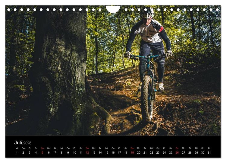 Produktbild: Mountainbike Action (Wandkalender 2026 DIN A4 quer), CALVENDO Monatskalender