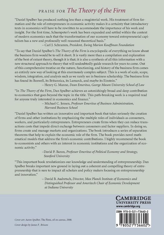 Produktbild: The Theory of the Firm