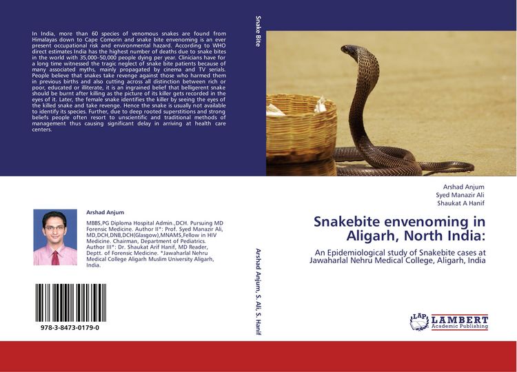 Produktbild: Snakebite envenoming in Aligarh, North India: