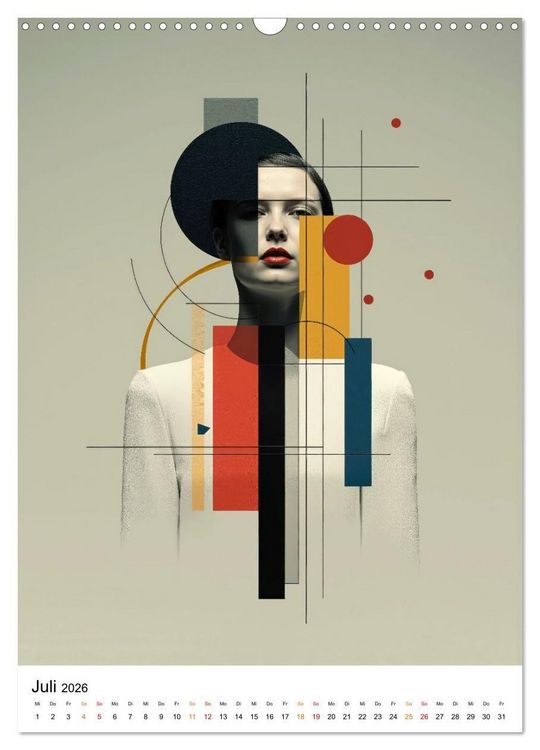 Produktbild: Bauhaus Re:Vision (Wandkalender 2026 DIN A3 hoch), CALVENDO Monatskalender