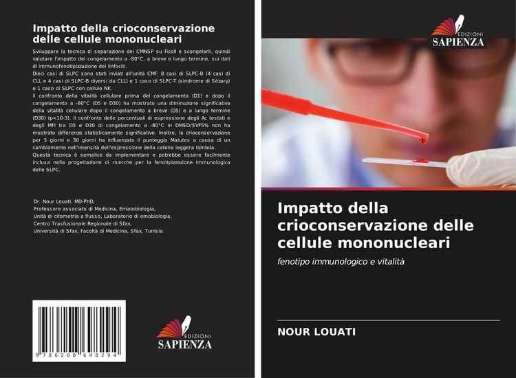 Produktbild: Impatto della crioconservazione delle cellule mononucleari