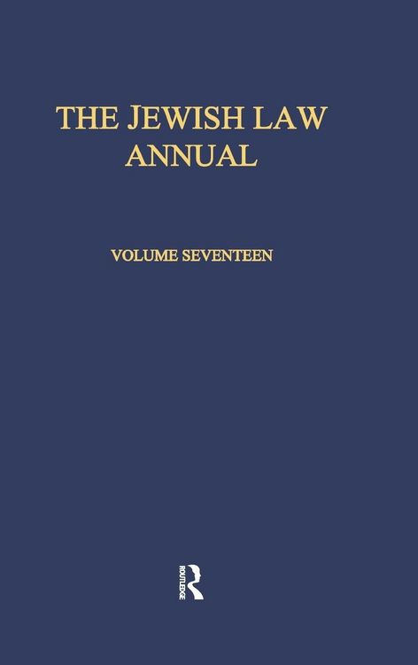 Produktbild: The Jewish Law Annual Volume 17