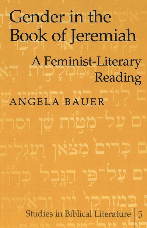 Produktbild: Gender in the Book of Jeremiah