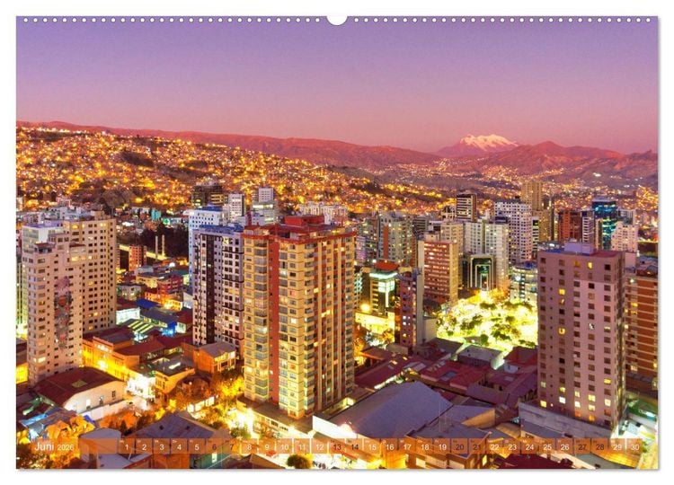 Produktbild: Entdecke Bolivien (hochwertiger Premium Wandkalender 2026 DIN A2 quer), Kunstdruck in Hochglanz