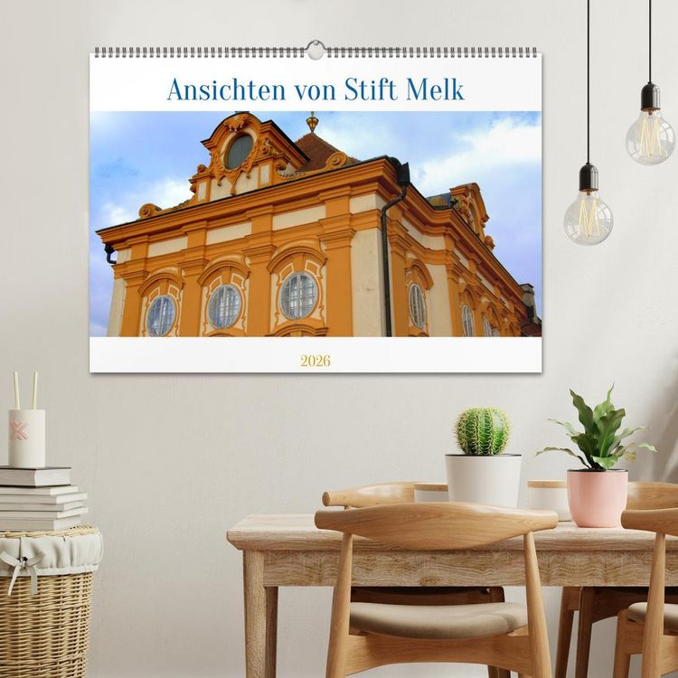 Produktbild: Ansichten vom Stift in Melk (Wandkalender 2026 DIN A2 quer), CALVENDO Monatskalender