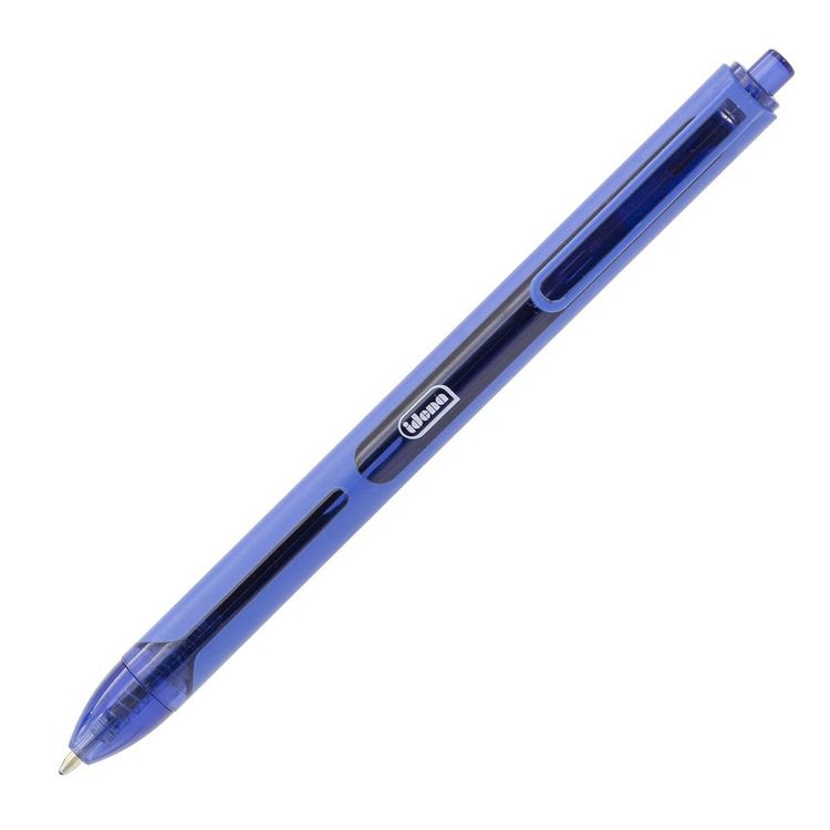 Produktbild: Idena Kugelschreiber Schreibfarbe blau inkl. 2 Ersatzminen