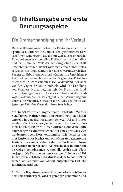 Produktbild: Lekt&uuml;rehilfen Friedrich Schiller 'Wilhelm Tell'