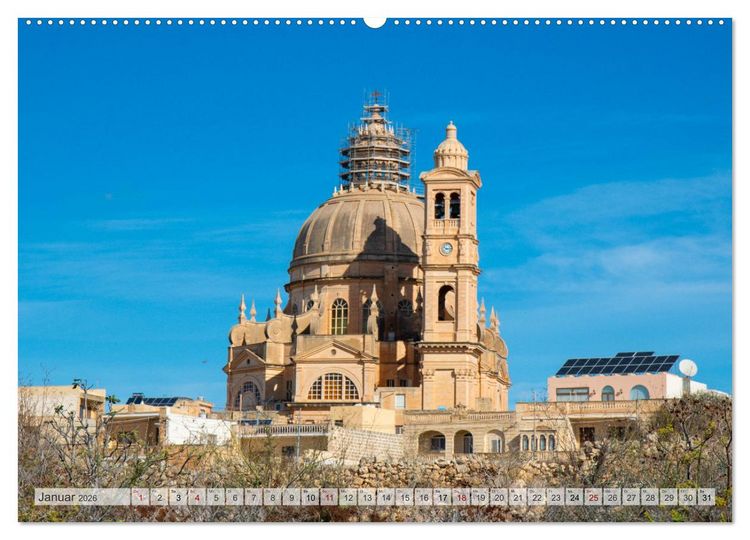 Produktbild: Malta - Wo Geschichte lebendig ist (Wandkalender 2026 DIN A2 quer), CALVENDO Monatskalender