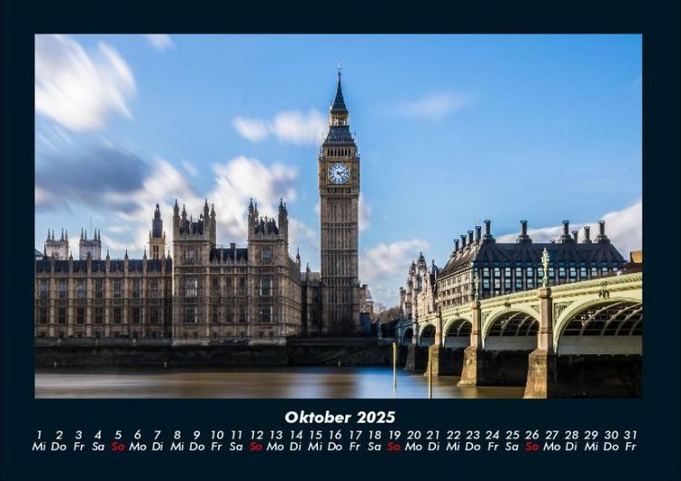 Produktbild: London 2025 Fotokalender DIN A4