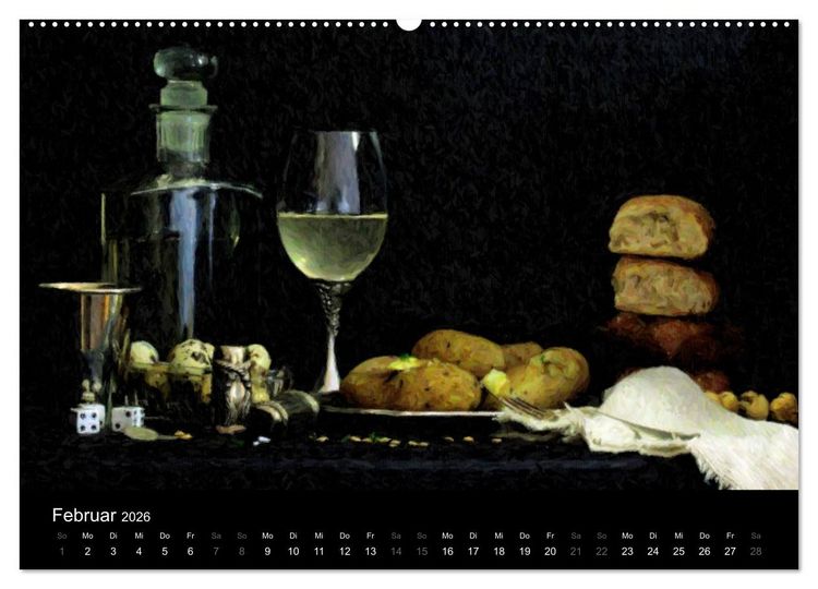 Produktbild: Neue alte Stillleben (Wandkalender 2026 DIN A2 quer), CALVENDO Monatskalender