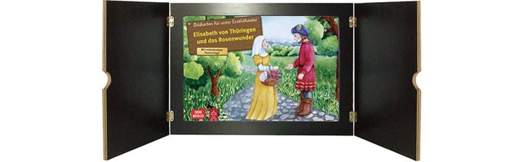 Produktbild: Elisabeth von Th&uuml;ringen und das Rosenwunder. Kamishibai Bildkartenset