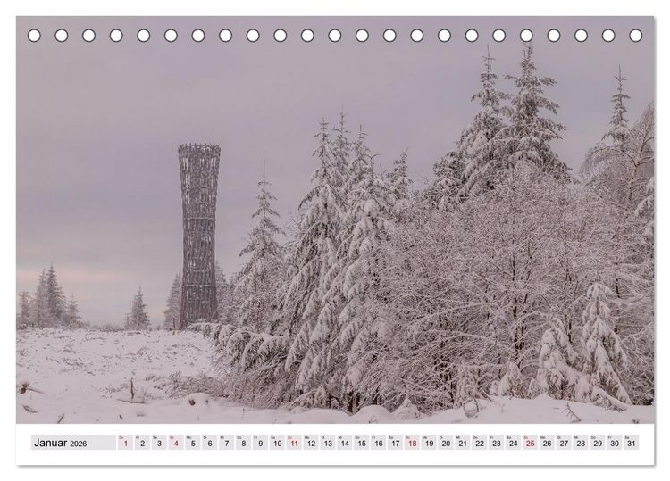 Produktbild: Sauerland - Land der tausend Berge (Tischkalender 2026 DIN A5 quer), CALVENDO Monatskalender