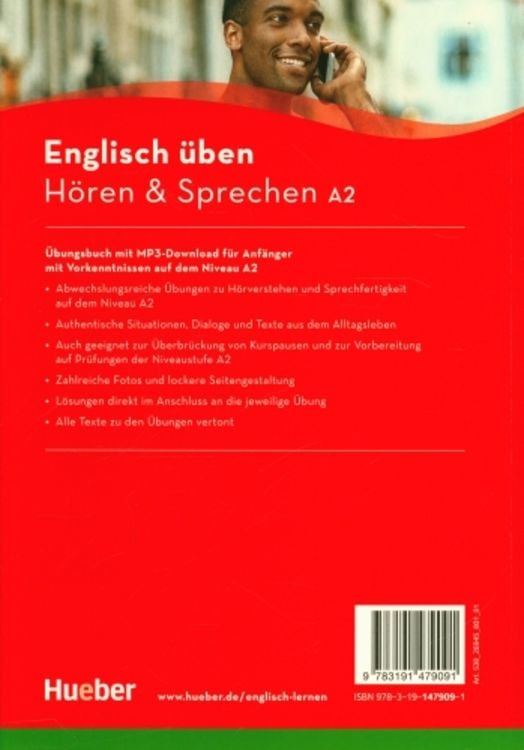 Produktbild: Englisch &uuml;ben - H&ouml;ren & Sprechen A2. Buch mit Audios online