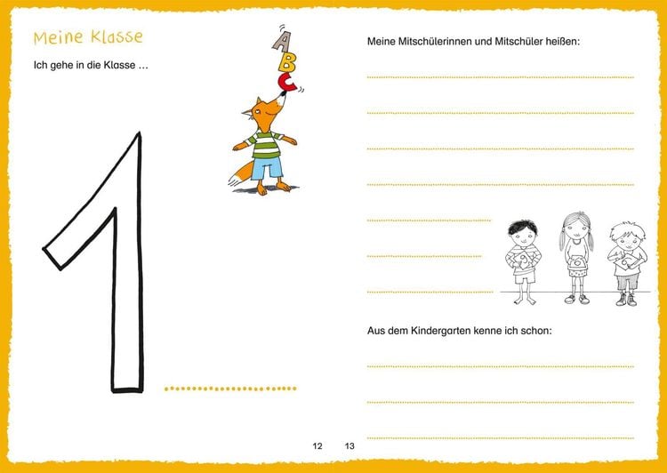 Produktbild: Schlau für die Schule: Hurra! Dein erster Schultag (Mädchen)
