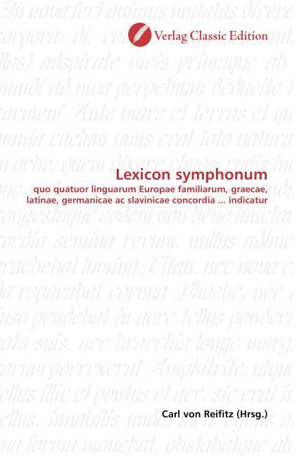 Produktbild: Lexicon symphonum