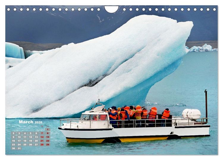 Produktbild: Natural Wonders, Fascinating Places in The World (Wall Calendar 2026 DIN A4 landscape), CALVENDO 12 Month Wall Calendar