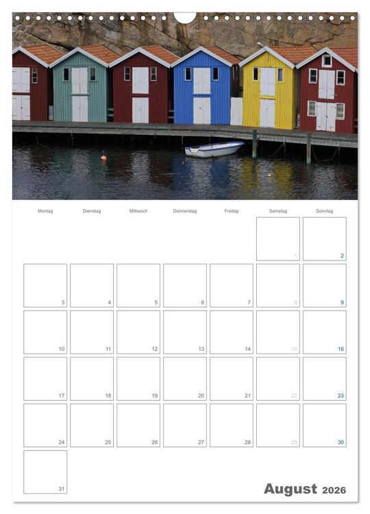 Produktbild: Typisch Schwedisch Bohusl&auml;n (Wandkalender 2026 DIN A3 hoch), CALVENDO Monatskalender
