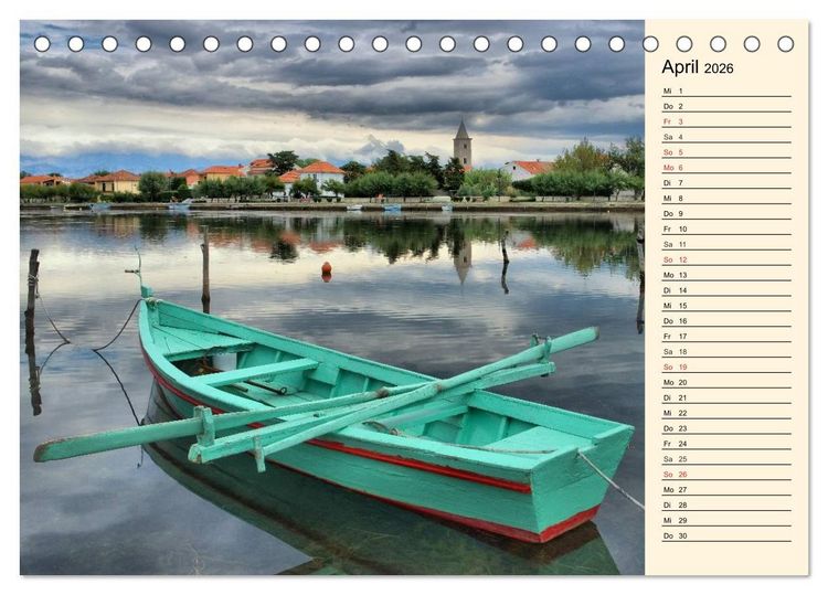 Produktbild: Zadar und Norddalmatien (Tischkalender 2026 DIN A5 quer), CALVENDO Monatskalender