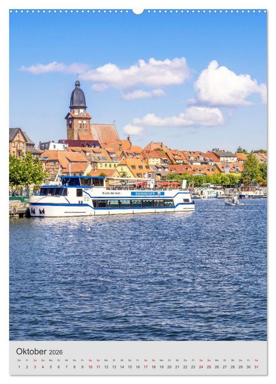 Produktbild: An den gro&szlig;en Seen der Mecklenburgischen Seenplatte (Wandkalender 2026 DIN A2 hoch), CALVENDO Monatskalender