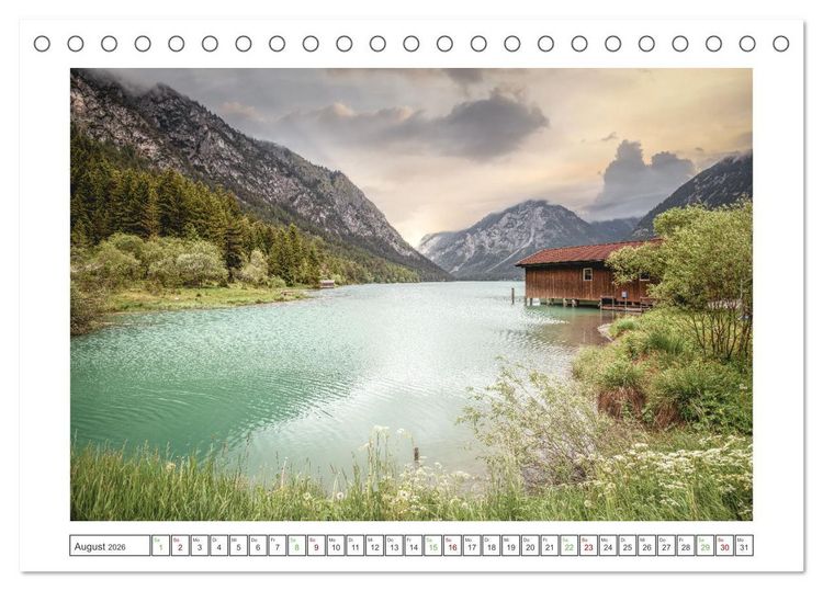 Produktbild: Sommer in den Bergen (Tischkalender 2026 DIN A5 quer), CALVENDO Monatskalender
