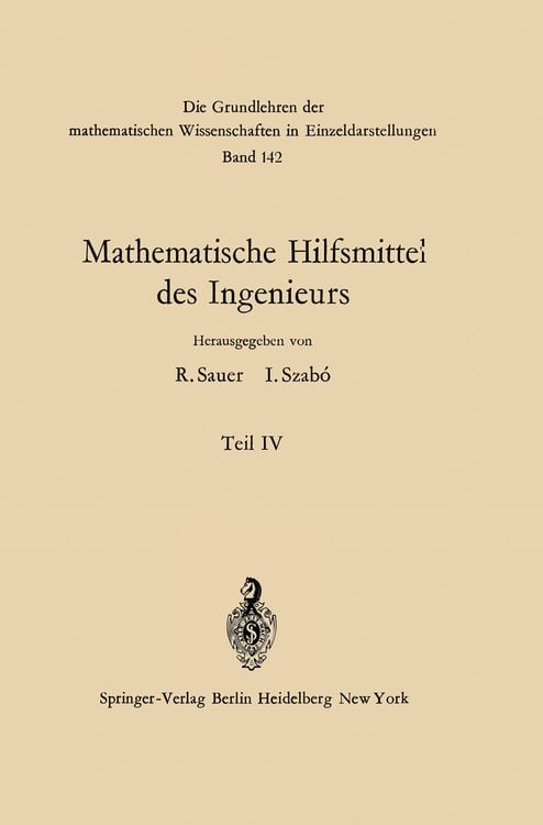 Produktbild: Mathematische Hilfsmittel des Ingenieurs