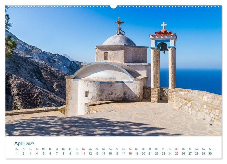 Produktbild: Karpathos - Malerische Insel in der &Auml;g&auml;is (Wandkalender 2027 DIN A2 quer), CALVENDO Monatskalender