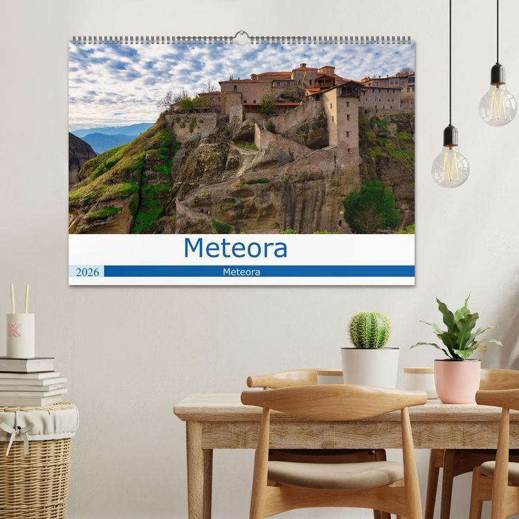 Produktbild: Meteora - Dem Himmel so nah (Wandkalender 2026 DIN A2 quer), CALVENDO Monatskalender