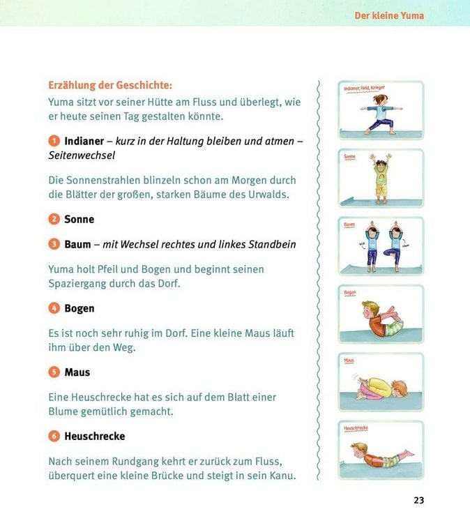 Produktbild: 12 Kinderyoga-Mitmachgeschichten