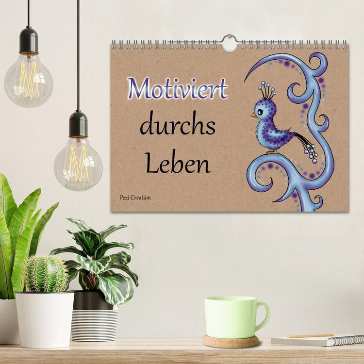 Produktbild: Motiviert durchs Leben (Wandkalender 2026 DIN A4 quer), CALVENDO Monatskalender