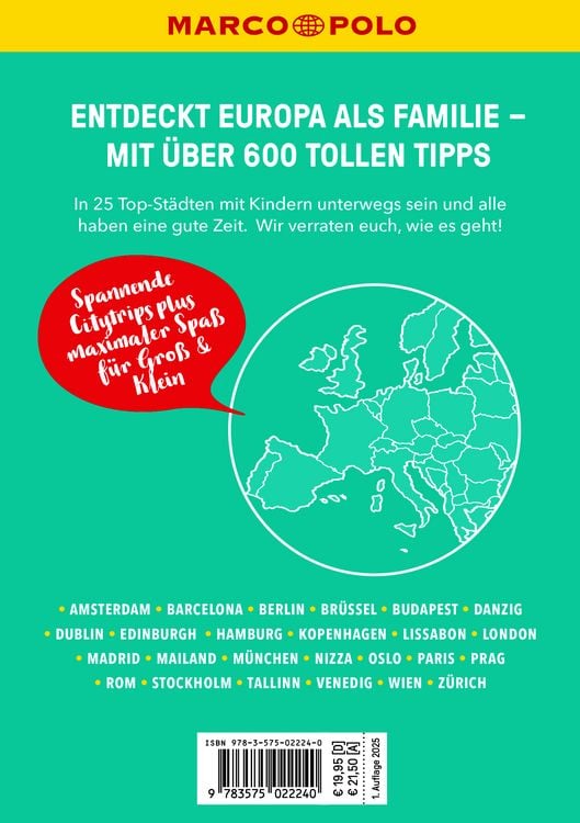 Produktbild: MARCO POLO MARCO POLO Hin & Weg Citytrips mit Kids