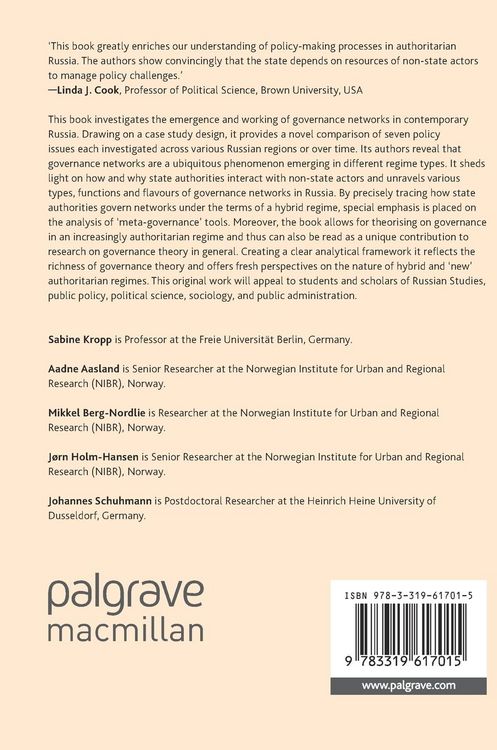 Produktbild: Governance in Russian Regions