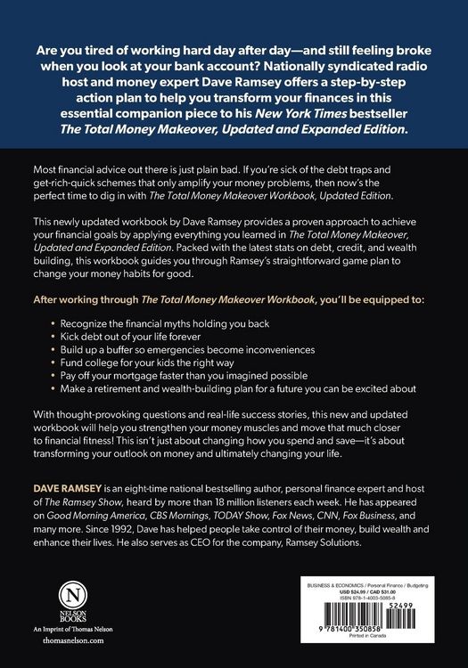 Produktbild: The Total Money Makeover Workbook Updated