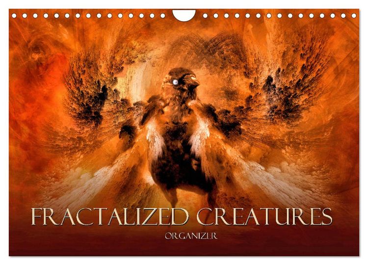 Produktbild: Fractalized creatures (Wall Calendar 2026 DIN A4 landscape), CALVENDO 12 Month Wall Calendar