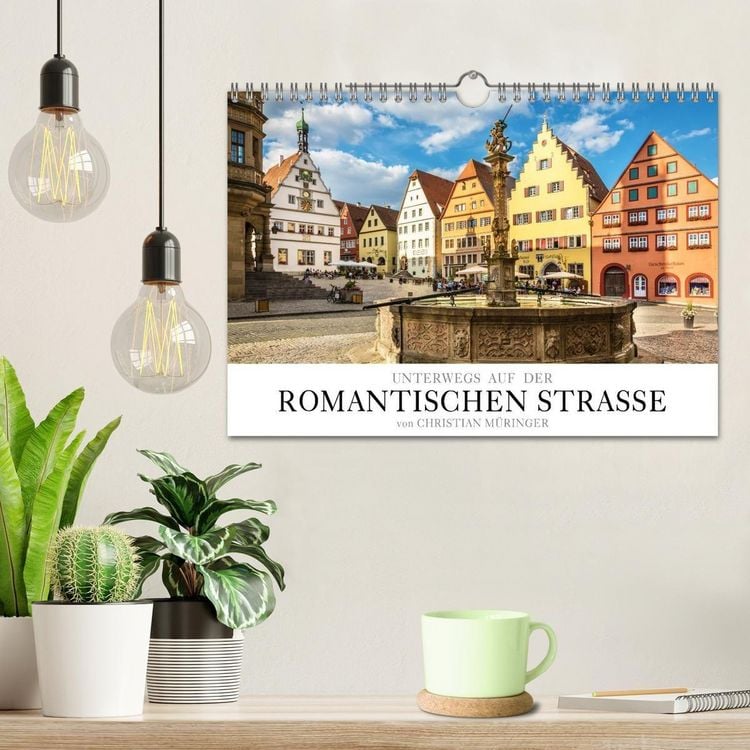 Produktbild: Unterwegs auf der Romantischen Strasse (Wandkalender 2027 DIN A4 quer), CALVENDO Monatskalender