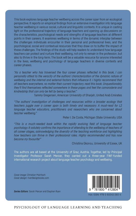 Produktbild: Language Teacher Wellbeing across the Career Span