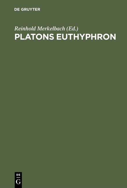 Produktbild: Platons Euthyphron