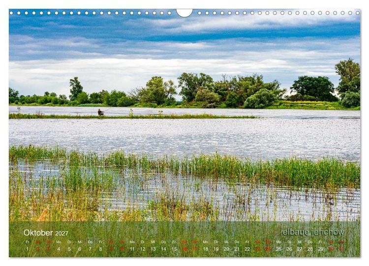 Produktbild: der elbestrom (Wandkalender 2027 DIN A3 quer), CALVENDO Monatskalender