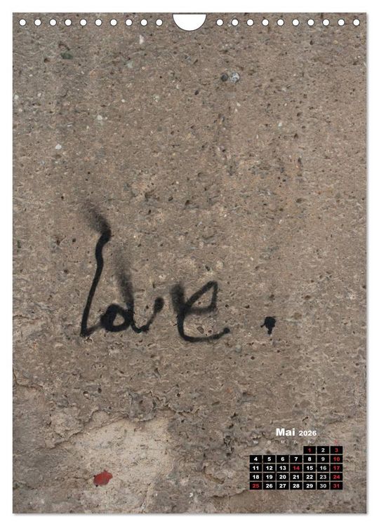 Produktbild: Graffiti & Streetart 2026 (Wandkalender 2026 DIN A4 hoch), CALVENDO Monatskalender