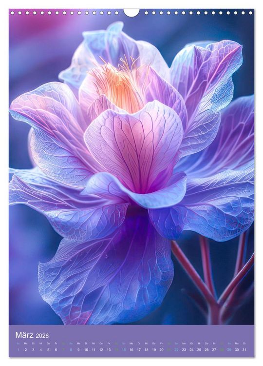 Produktbild: Blumen der Fantasie (Wandkalender 2026 DIN A3 hoch), CALVENDO Monatskalender