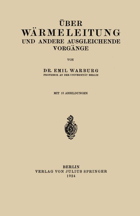 Produktbild: &Uuml;ber W&auml;rmeleitung und Andere Ausgleichende Vorg&auml;nge