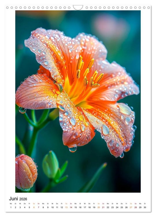 Produktbild: Bl&uuml;ten traumhaft (Wandkalender 2026 DIN A3 hoch), CALVENDO Monatskalender