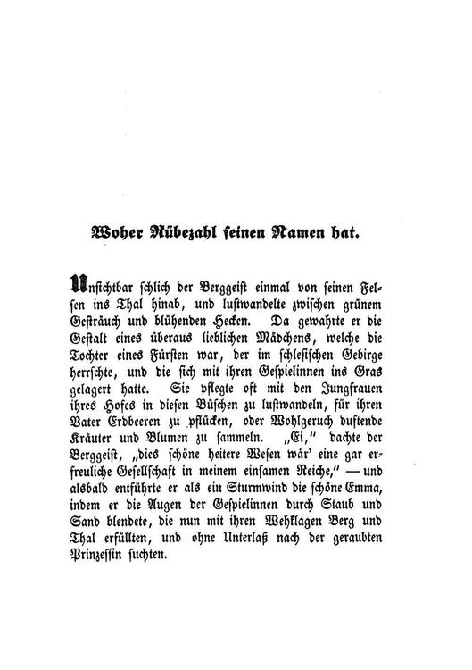 Produktbild: R&uuml;bezahl &ndash; Berggeist im Riesengebirge 1845 - Band 1 (von 2)