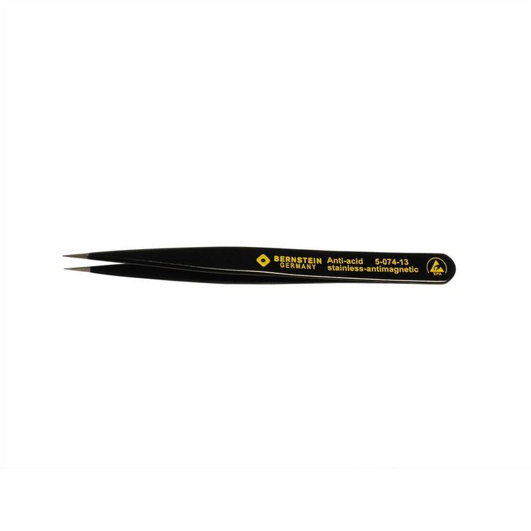 Produktbild: Bernstein Tools for Electronics 5-074-13 SMD-Pinzette 1 SA Spitz 120mm